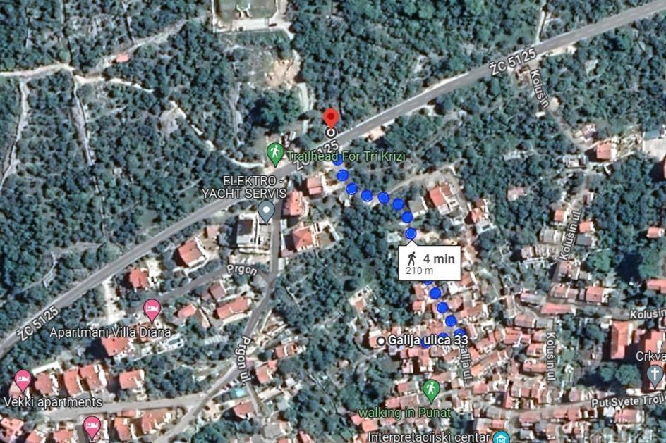 Charming Studio Apartment At House Rustica With Terrace And Nearby Parking Пунат Екстериор снимка